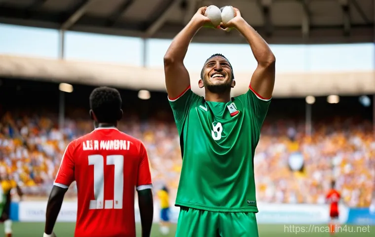 누벨칼레도니 출신 운동선수 - **Prompt 1: Joyful Beach Football in New Caledonia**
    "A vibrant, high-angle shot of a group of d...